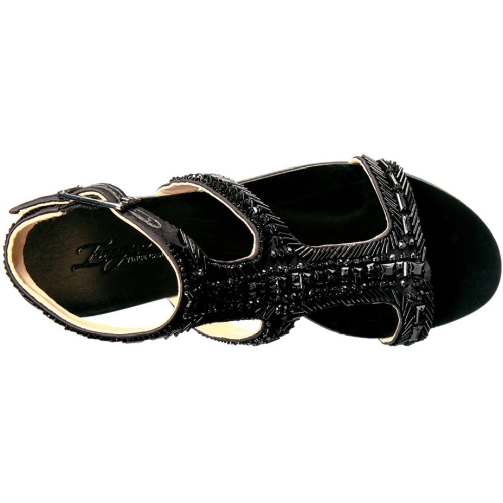 Black Vince Camuto Black beaded Gladiator Sandal - Picture 5 of 10